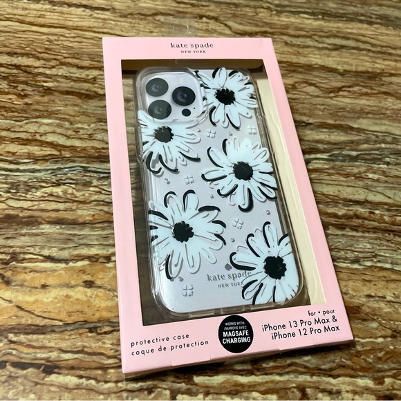 Kate Spade Floral Daisy Phone Case Compatible with iPhone 13 Pro Max - Picture 1 of 2